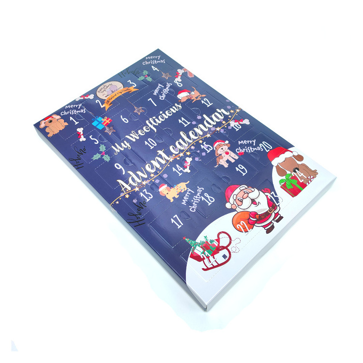 Xmas Pet Food Packaging Advent Calendar for and Dogs and Cat