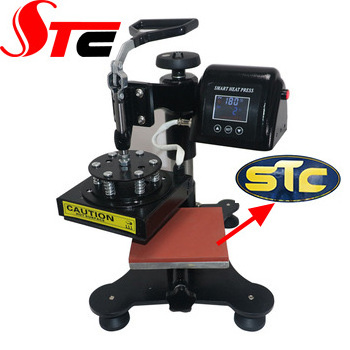 leather printing machine sublimation transfer machine 5*5inch logo printing machine for clothes