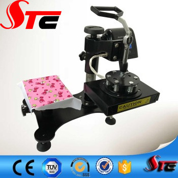 leather printing machine sublimation transfer machine 5*5inch logo printing machine for clothes