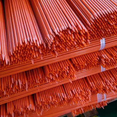 Fiberglass Orange Snow Stakes Pultruded FRP Pole