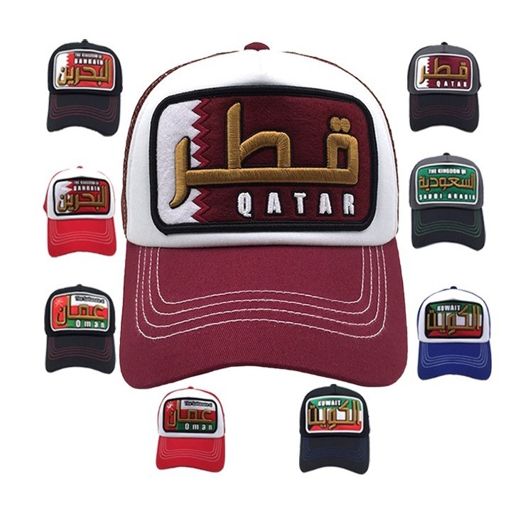 Custom 3D Raised Embroidery Patch 5-panel Polyester Breathable Baseball Trucker Mesh Cap