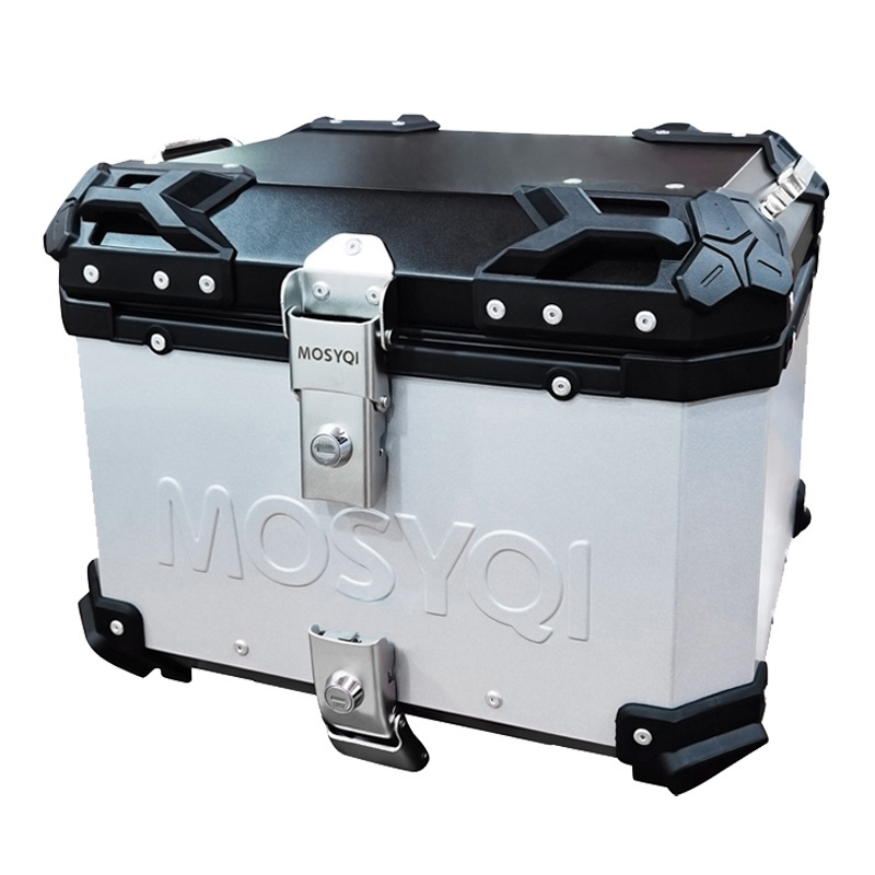 HKS 45L hand food side bag motorcycle delivery box luggage pannier alloy top case trunk motorcycle tail boxes for scooter sale