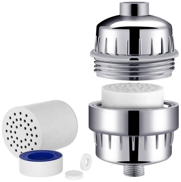 New Universal Portable Scent Floride KDF Showerhead Replacement Cartridge Vitamin C Water Purifier Head Shower Filter