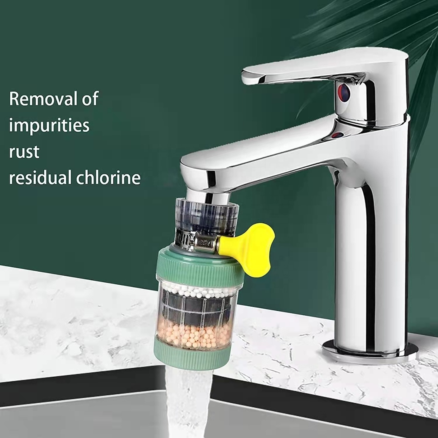 Universal Household Kitchen Clean Nozzle Magnetic Tap Connected Smart Alkaline Purifier Water Filter Faucet