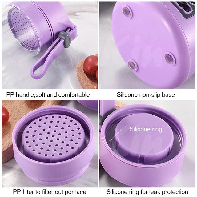 USB Bottle Extractor Orange Fruit Mini Beauty Blender/ Portable Blender Slow Juicer Hot Sale Plastic CE Stainless Steel Touchpad