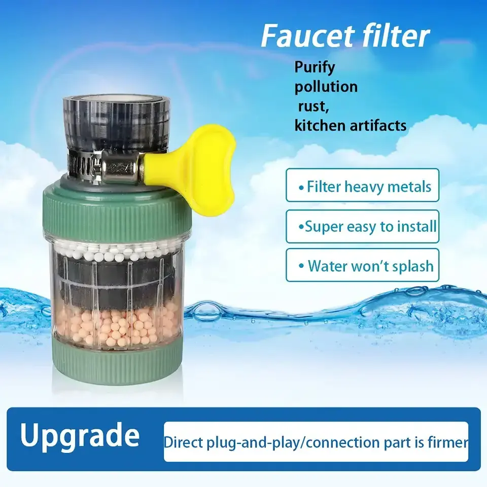 Best Quality Kitchen Faucet Mount Filter Water Purifier 6 Layer Water Purification Carbon Filter Mini Faucet Purifier