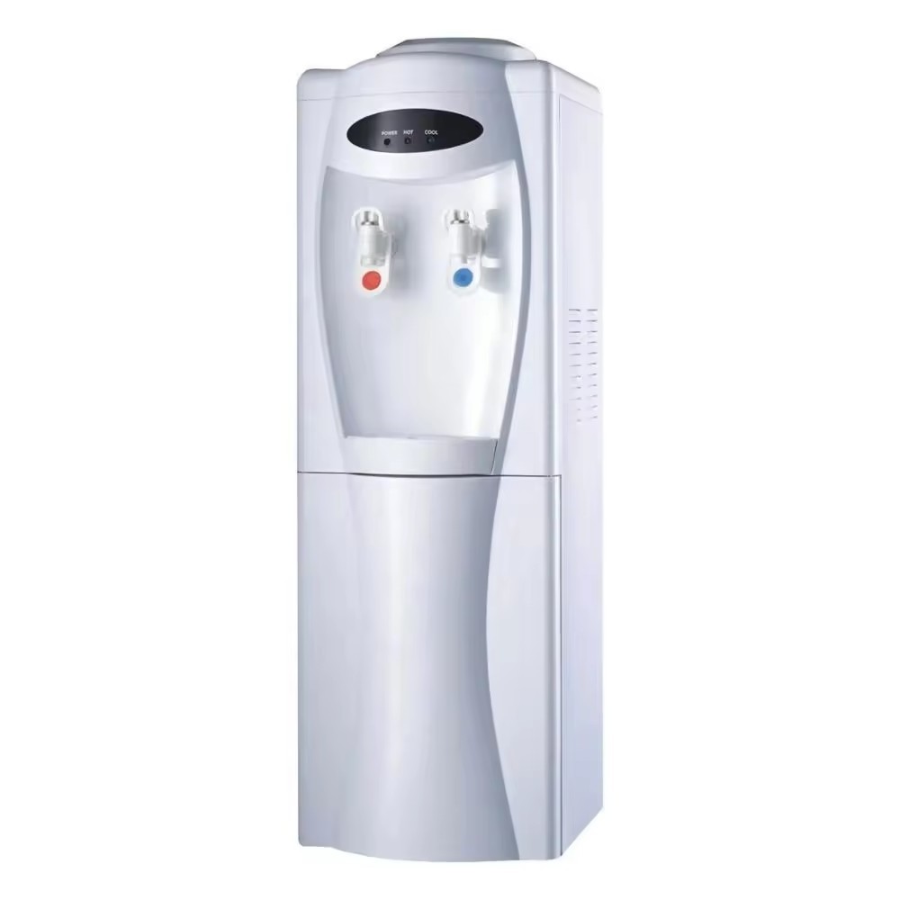 LED Display Hot And Cold Floor Standing Water Dispenser Compressor Cooling Water Cooler With Cabinet