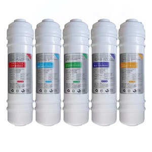 China Korea Inline 10" 1 Micron Alkaline Sediment Carbon Water Purifier Parts Accessories Replaceable Filter Cartridge