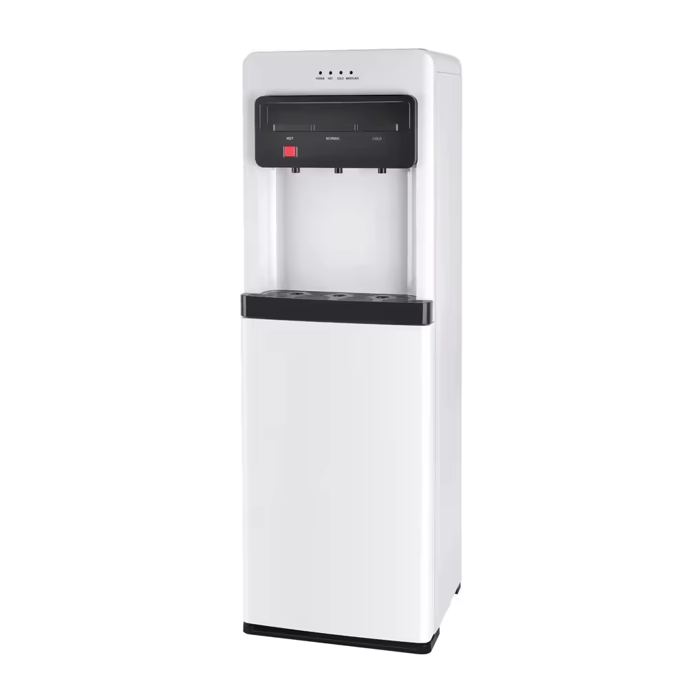 Free Standing Water Dispenser Compressor With Storage Cabinet Compressor Cooling Water Cooler