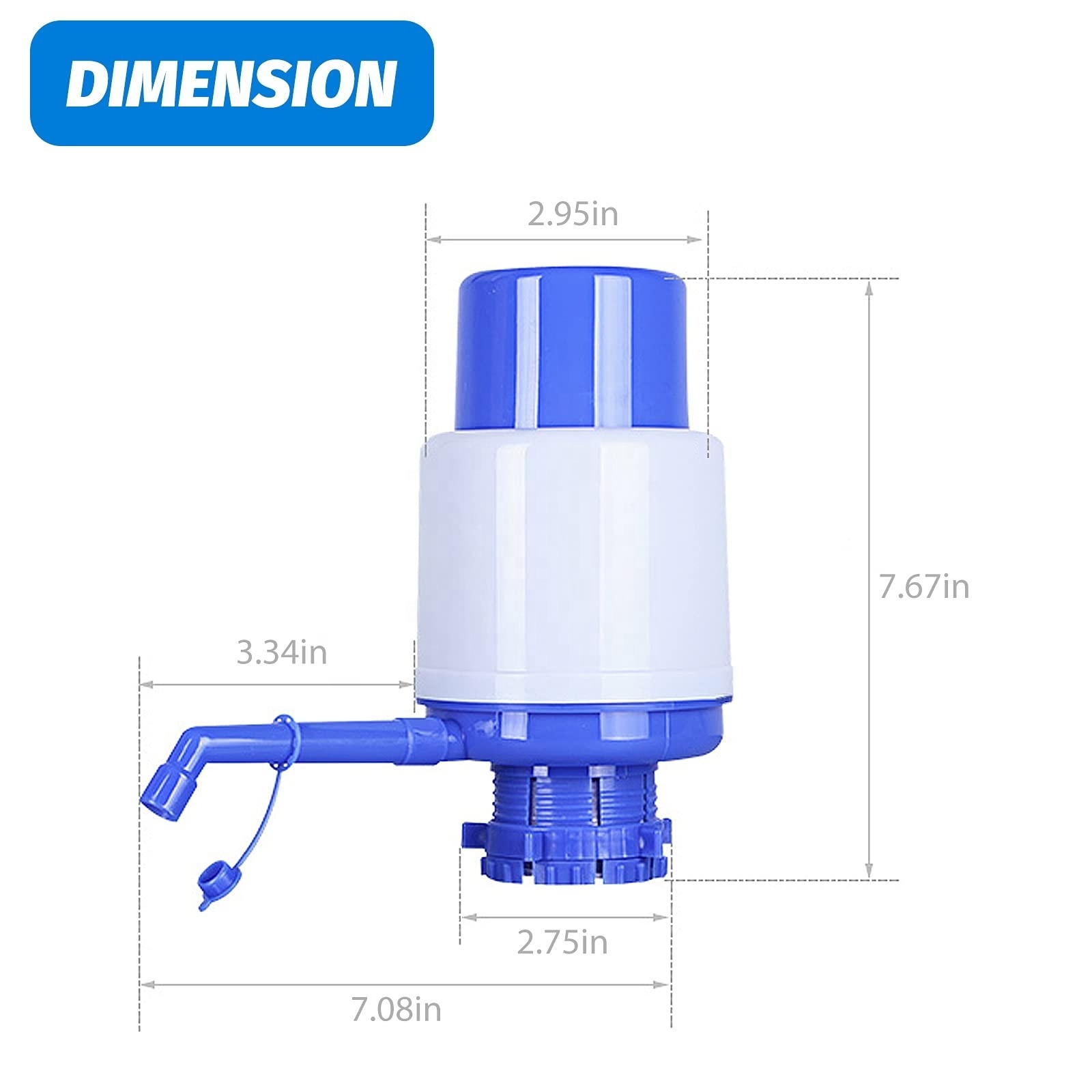 Factory Wholesale Manual Press Dispenser Water Pump Mini Bottled Drinking Water Pump Household Manual Water Pressure Pump