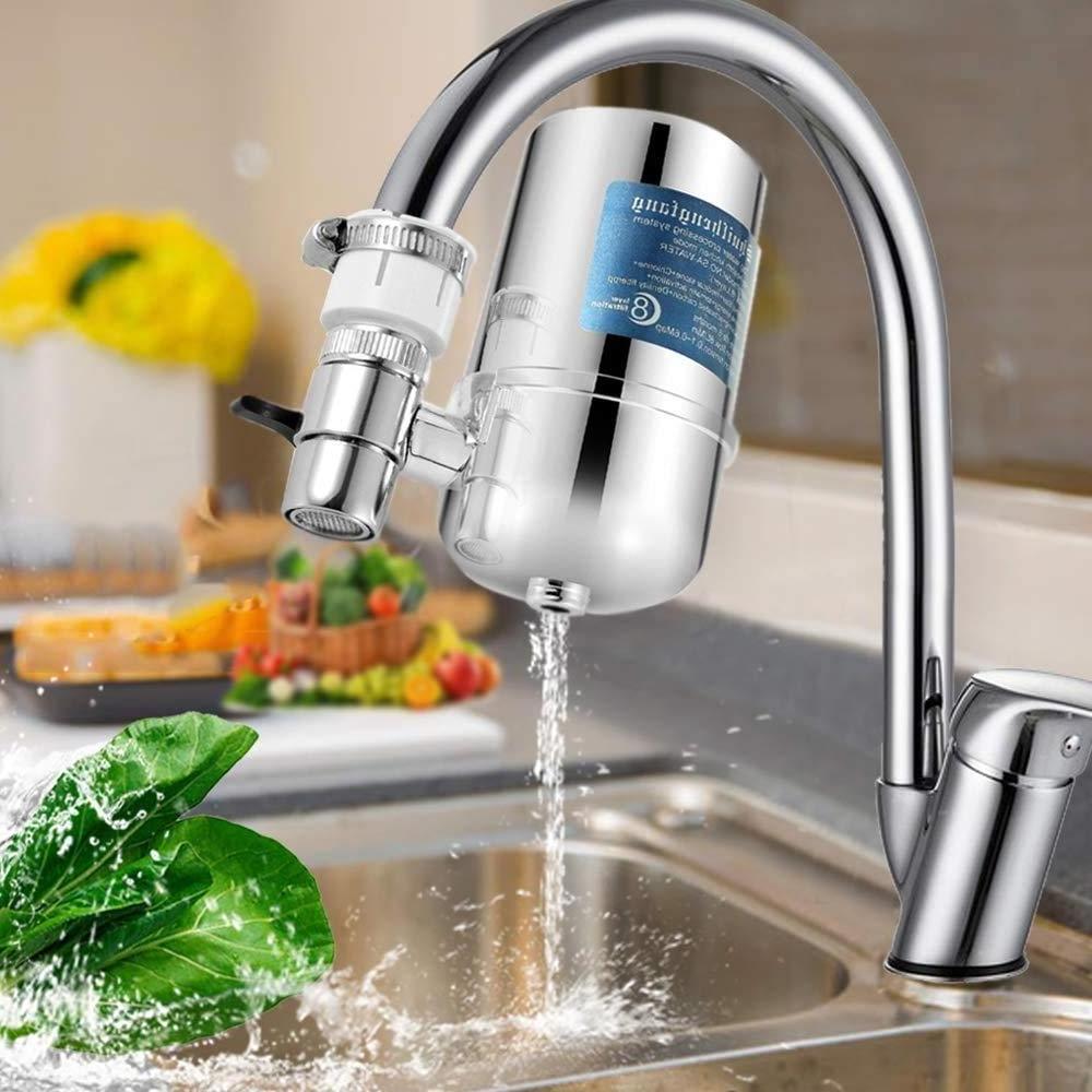 Household Stainless Steel Purifier Healthy 8 Layer Faucet Filter Kitchen Tap Water Filter