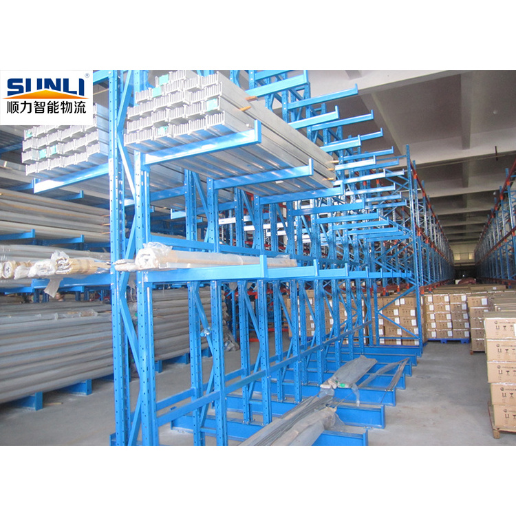 Double side Cantilever Shelving, Pipe Warehouse Storage Rack