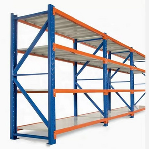 Adjustable Steel Warehouse Shelf Powder Coating Metal Storage Rack for Warehouses Stacking Racks & Shelves