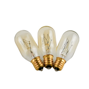 China Supplier cheap price small lighting bulb T20 T22 T25 T28 E10 E12 E14 B22 E27 5W 10W 13W 15W 25W 40W clear bulb