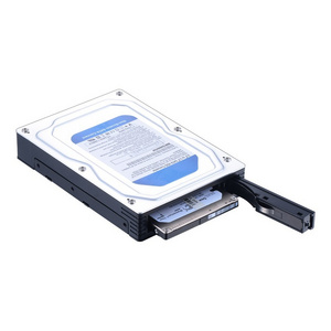 Unestech Big Sale 2.5"  to 3.5" SATA Converter Enclosure with  Mirco USB3.0 for SATA 6Gbps,Support 3.5" Floppy Device Bay