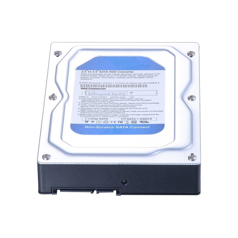 September  pre-order Aluminum Enclosure 2.5 to 3.5 Inch Sata with USB3.0 Hdd Enclosure for Laptop