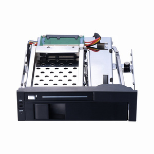 Unestech 2.5+3.5in Multi-function Tray-less Hot Swap SSD Hdd Mobile Rack for Optical Drive Enclosure