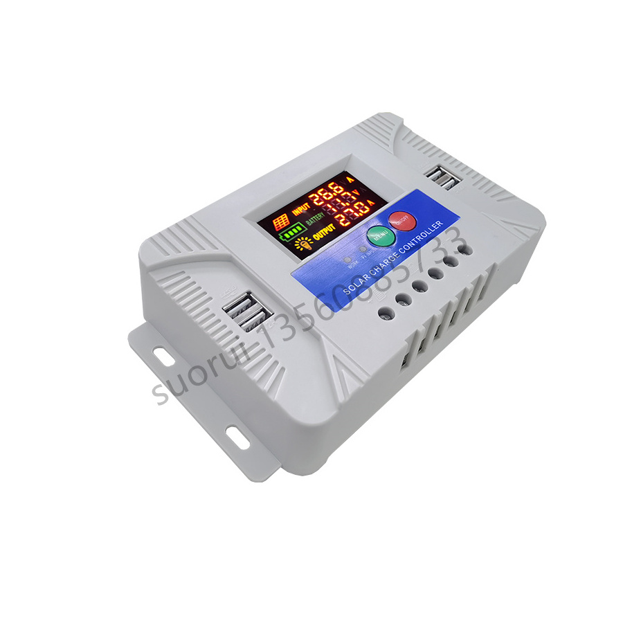 YONGFA SYT3-30A 30A 40A 50A 12V/24V pwm solar  controller 4USB