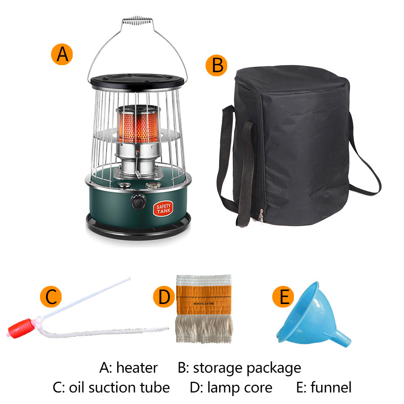 6L Capacity Portable Gas Heater Japanese Kerosene Heater Outdoor Heaters Propane Gas for Ice Fishing Survival Emergency