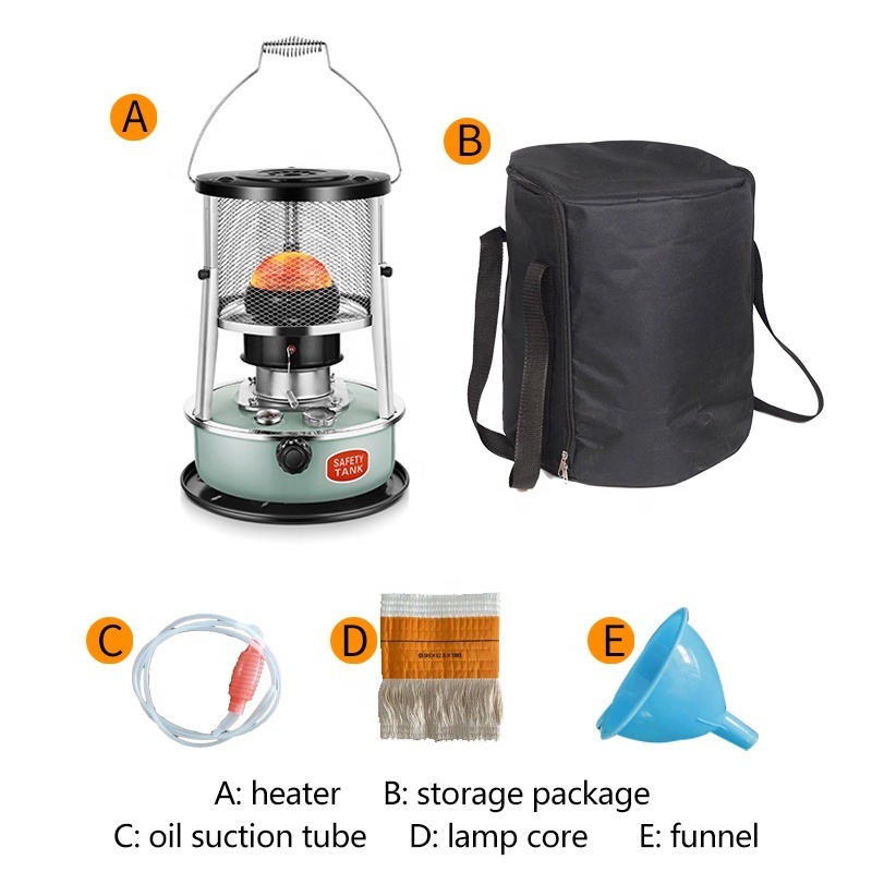 High Quality Kerosene Heater Easy To Use Stainless Steel Mini Portable Kerosene Stove Heater For Indoor Camping