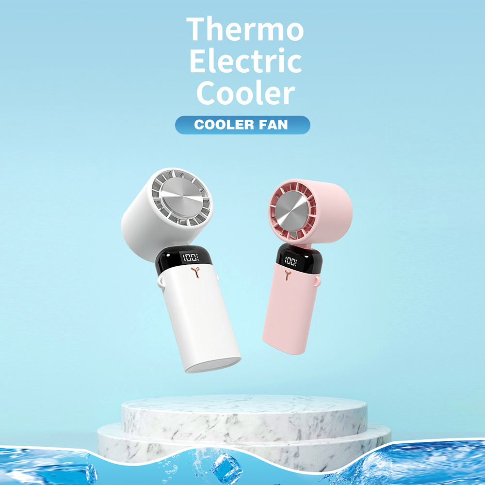 Mini Fan Rechargeable/Portable Mini Air cooler Fan Electric Household Office Ice Fan Cooler For Outdoor, Indoor