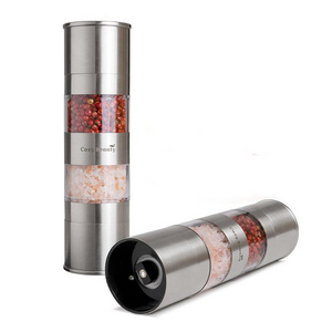 Long Service Life Kitchenware Pepper Grinder Salt And Pepper Grinder Stainless Steel Salt And Pepper Mills Mini Spice Grinder