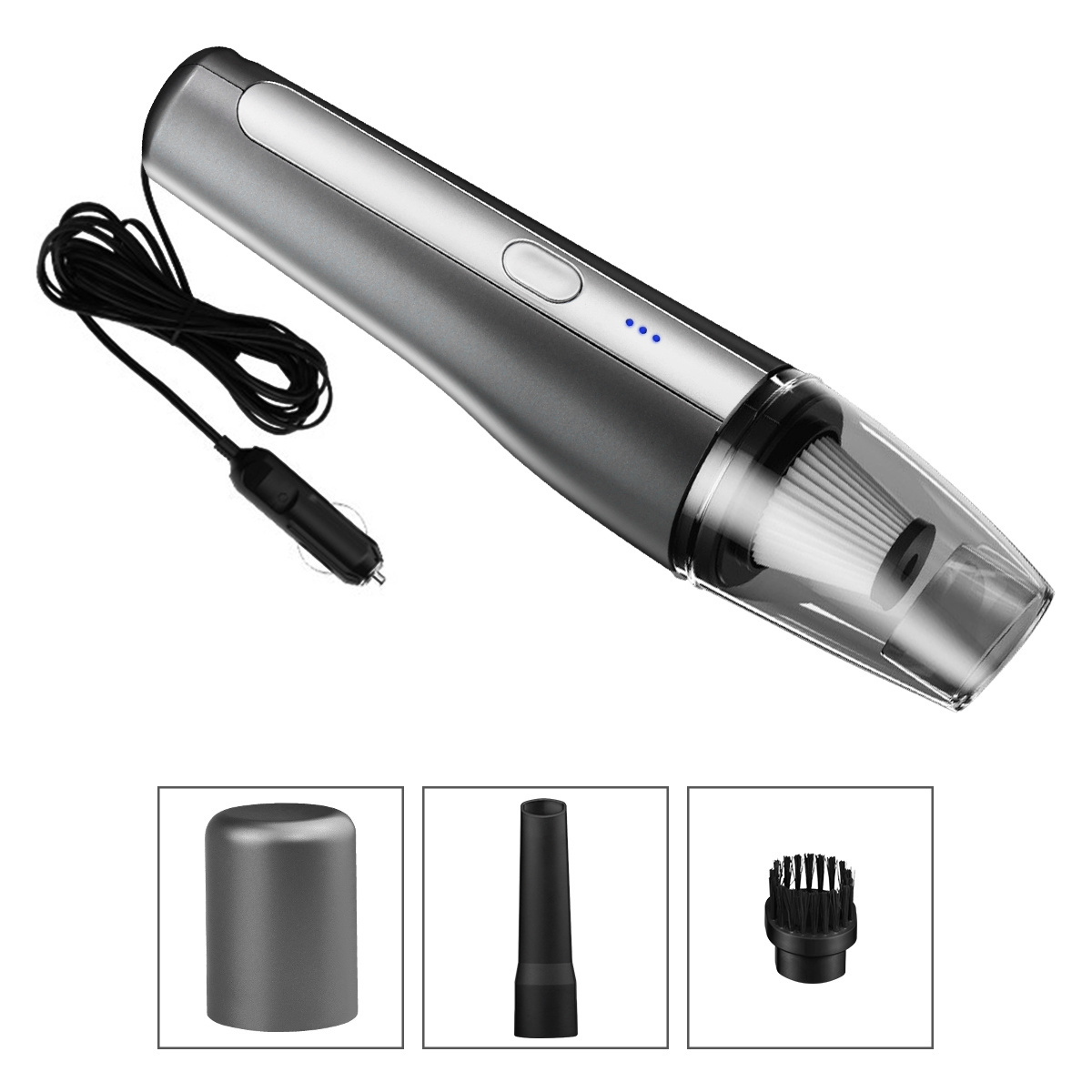 Car Wash Portable Car Mini Vacuum Cleaner 4500Pa High Pressure Cleaner Washable Hepa Filter Vacuum Cleaners