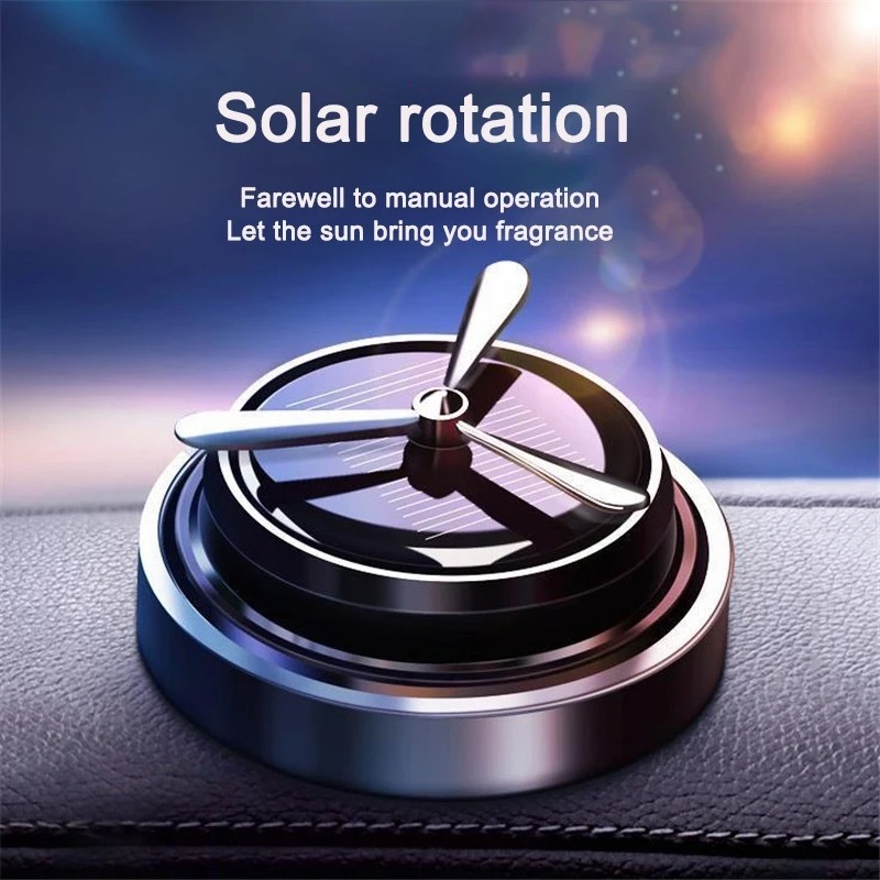 Metal Alloy Car Decoration Solar fragrance  Lasting Spread Aroma Car Perfume Diffuser Air Freshener  for car