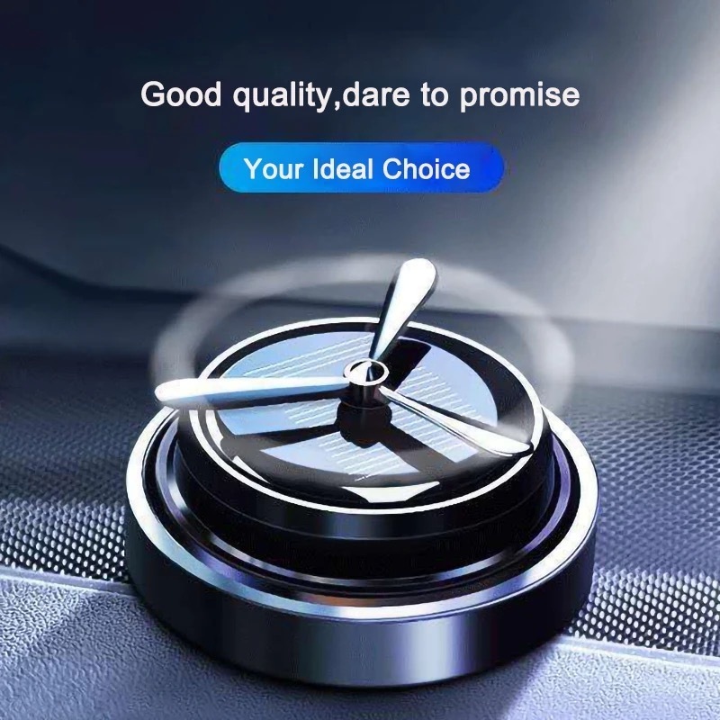 Metal Alloy Car Decoration Solar fragrance  Lasting Spread Aroma Car Perfume Diffuser Air Freshener  for car