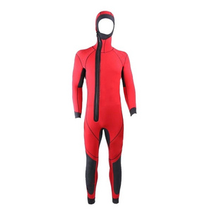 7mm High Pressure Resistant Neoprene Hooded Scuba Diving Suit