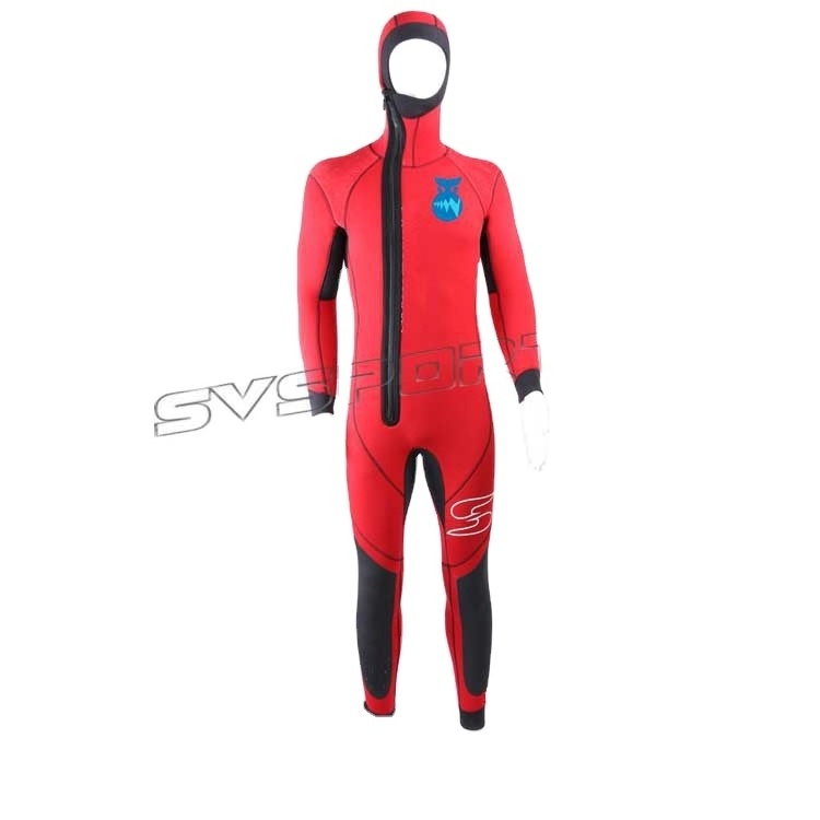 7mm High Pressure Resistant Neoprene Hooded Scuba Diving Suit