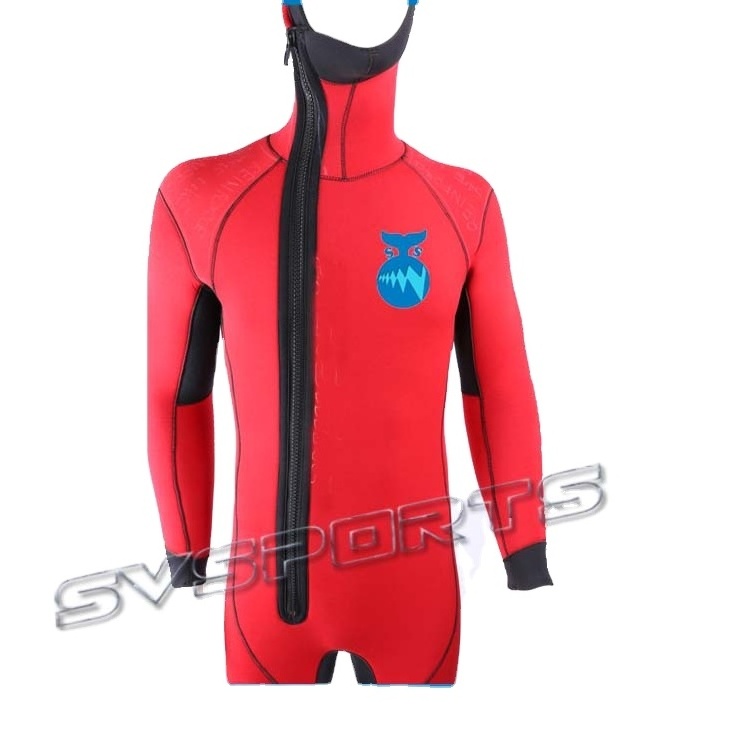 7mm High Pressure Resistant Neoprene Hooded Scuba Diving Suit