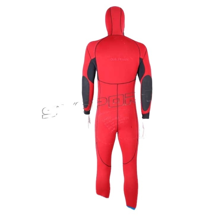 7mm High Pressure Resistant Neoprene Hooded Scuba Diving Suit