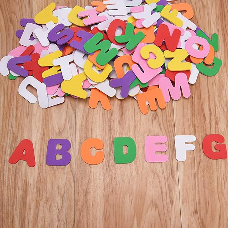 Custom EVA self-adhesive foam number and letter stickers for DIY crafts, room decoration and children's education