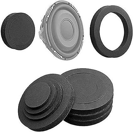 Custom EVA Foam for speaker,Universal EVA Self Adhesive Sponge High Rebound Waterproof Car Door Speaker Foam Fast Rings Baffle K