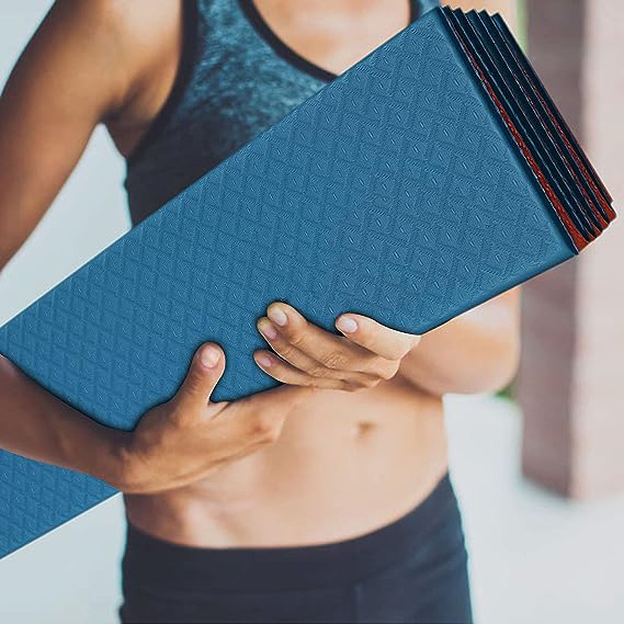 Custom Foldable Yoga Mat - Easy to Store for Travel - Anti-Slip,for Yoga, Pilates, Home Workouts, and Floor Exercises