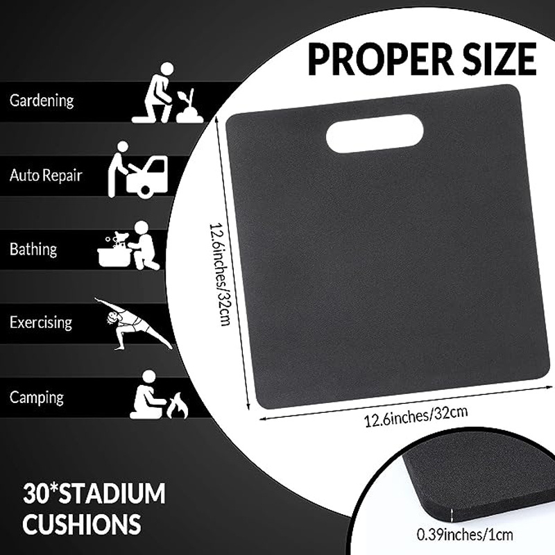 Custom EVA Foam Stadium Seat Cushion, Portable Stadium Seat Pad for Bleacher Hard Cushion Outdoor Seating for Spectating Sport