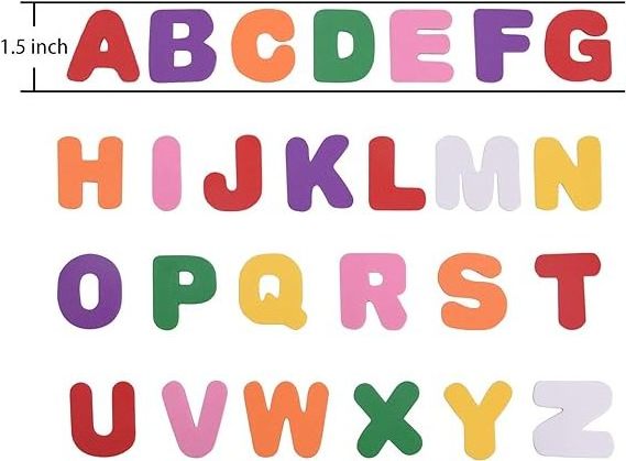 Custom EVA self-adhesive foam number and letter stickers for DIY crafts, room decoration and children's education