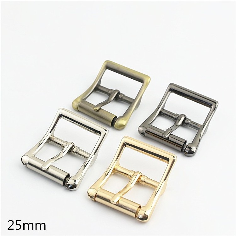 1 Inch Adjustable Slide Buckle Roller Pin Dog Belt Buckle Triglide Metal Pin Buckle For Dog Collar