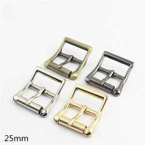 1 Inch Adjustable Slide Buckle Roller Pin Dog Belt Buckle Triglide Metal Pin Buckle For Dog Collar