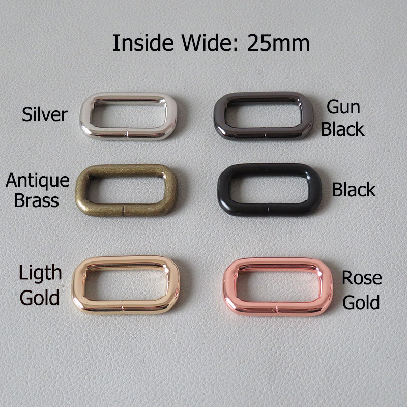 Wholesale Strap Belt Loop Dog Collar Leads Clasp 1Inch  D Ring Buckle  Hook Professional Metal Hardware For Bag Accessories