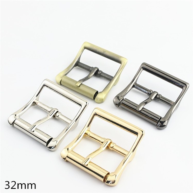 1 Inch Adjustable Slide Buckle Roller Pin Dog Belt Buckle Triglide Metal Pin Buckle For Dog Collar