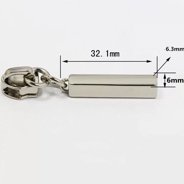 Wholesale Zipper Slider 3 5 8 Multiple Styles Zipper Pull Tabs Custom Logo Zip Puller Custom Logo Metal Slider Zipper Puller