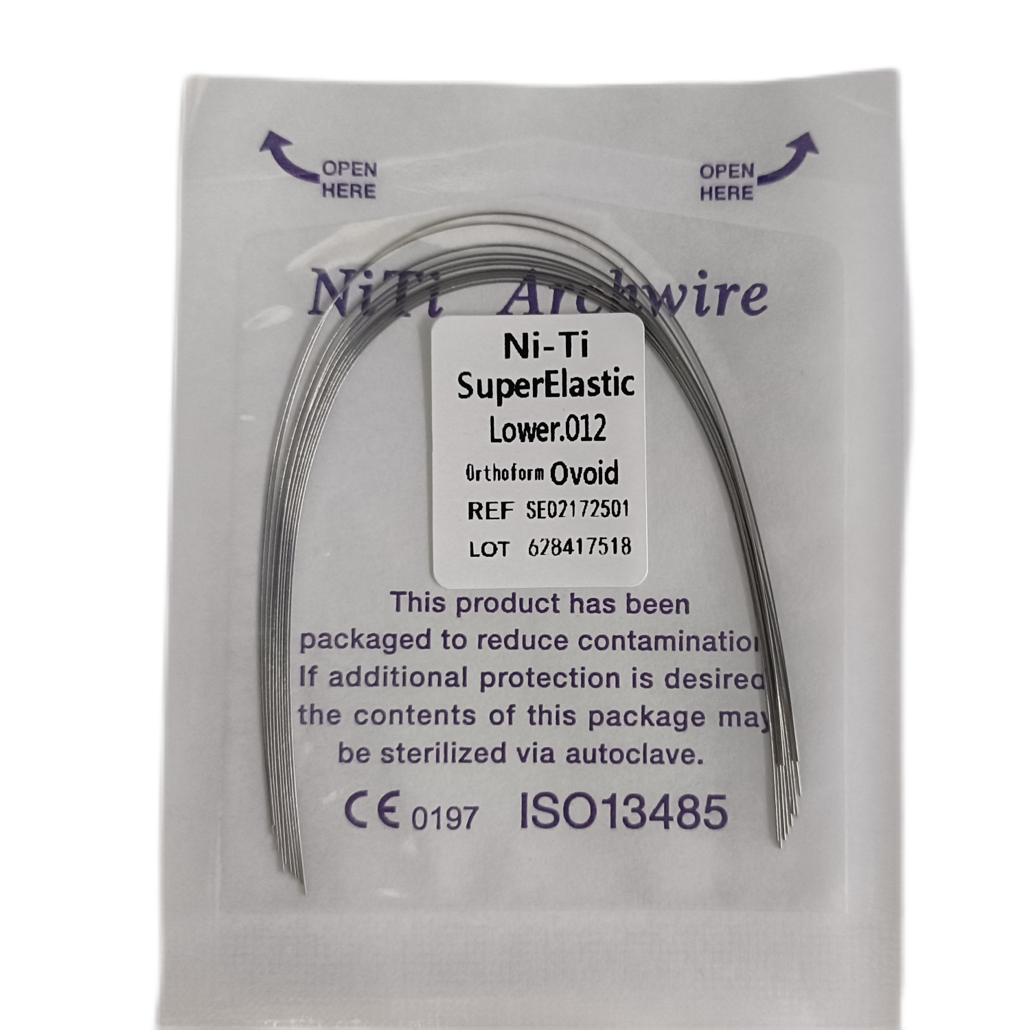 High quality Dental products Dental Orthodontic Materials NITI Super Elastic  archwires round