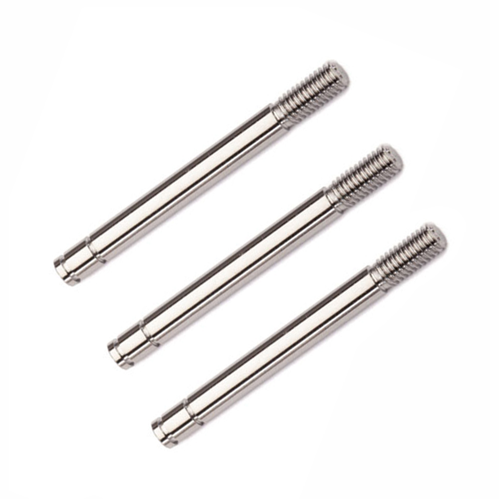 Cnc Small Brass Double Threaded 20mm Metal Pin Shaft Carbon Steel Custom Round Shaft Precision 304 Stainless Steel Shaft