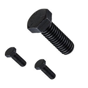 Customized Self Tapper Black Screws Carbon Steel Socket Hex Bolt Steel Black Oxided Bolts For Desk