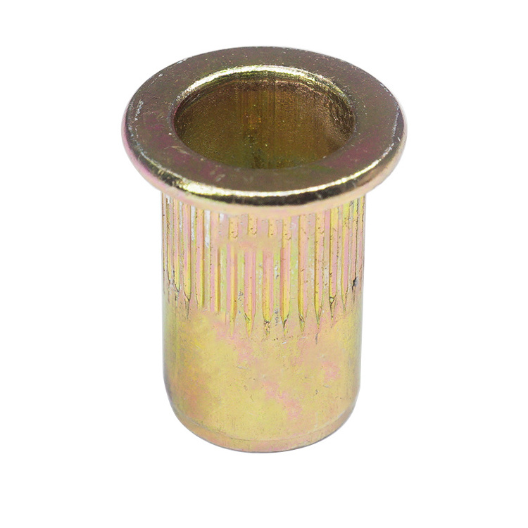 High Quality Rivet Nut M6 M8 M10 M12 Yellow And Zinc Color Nut Rivet Nut