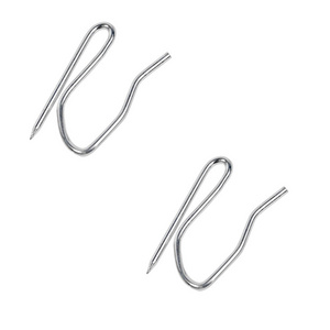 Customize Metal Stainless Steel Curtain Ring Curtain Hanging Eyelet Ring Hook Curtain Pin Hook