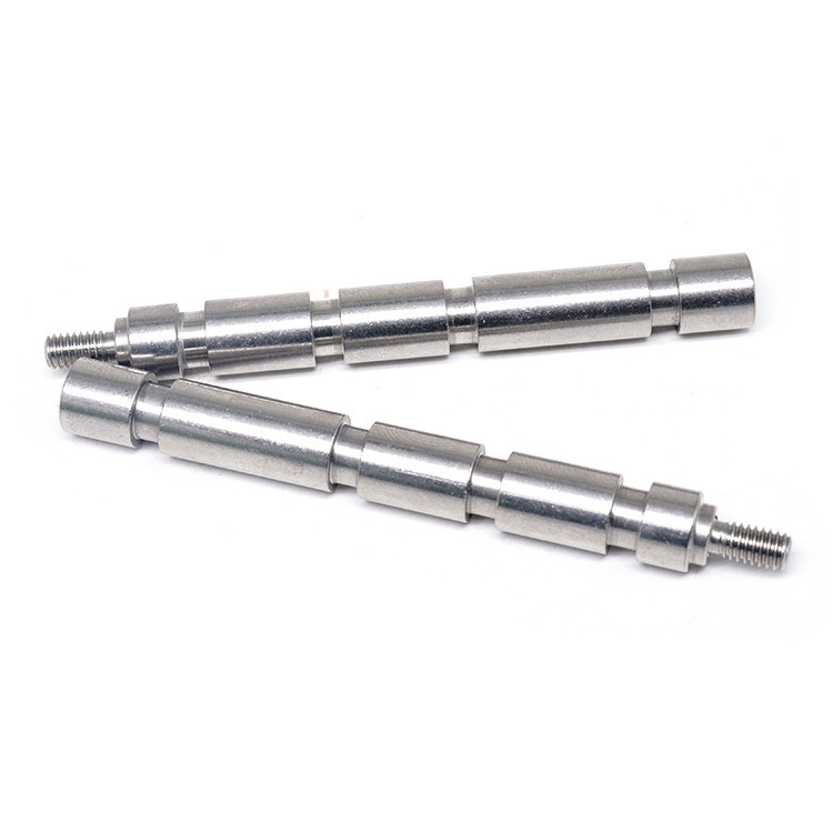 Customized CNC Turning Parts Thread Shaft Machinery Accessories Metal Motor Gear Shaft