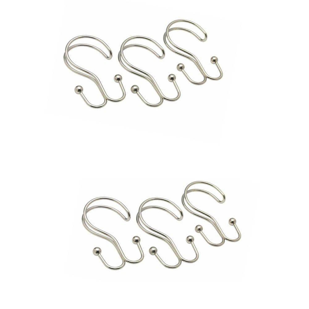 Customize Metal Stainless Steel Curtain Ring Curtain Hanging Eyelet Ring Hook Curtain Pin Hook